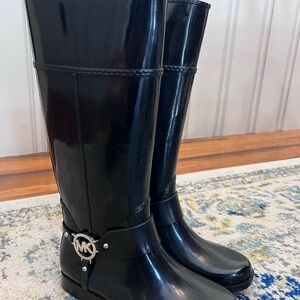 Michael Kors Black Winter Rain Boots